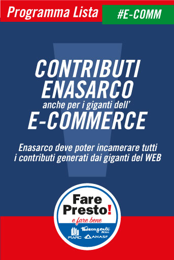 Contributi Enasarco anche per i Giganti dell’E-Commerce